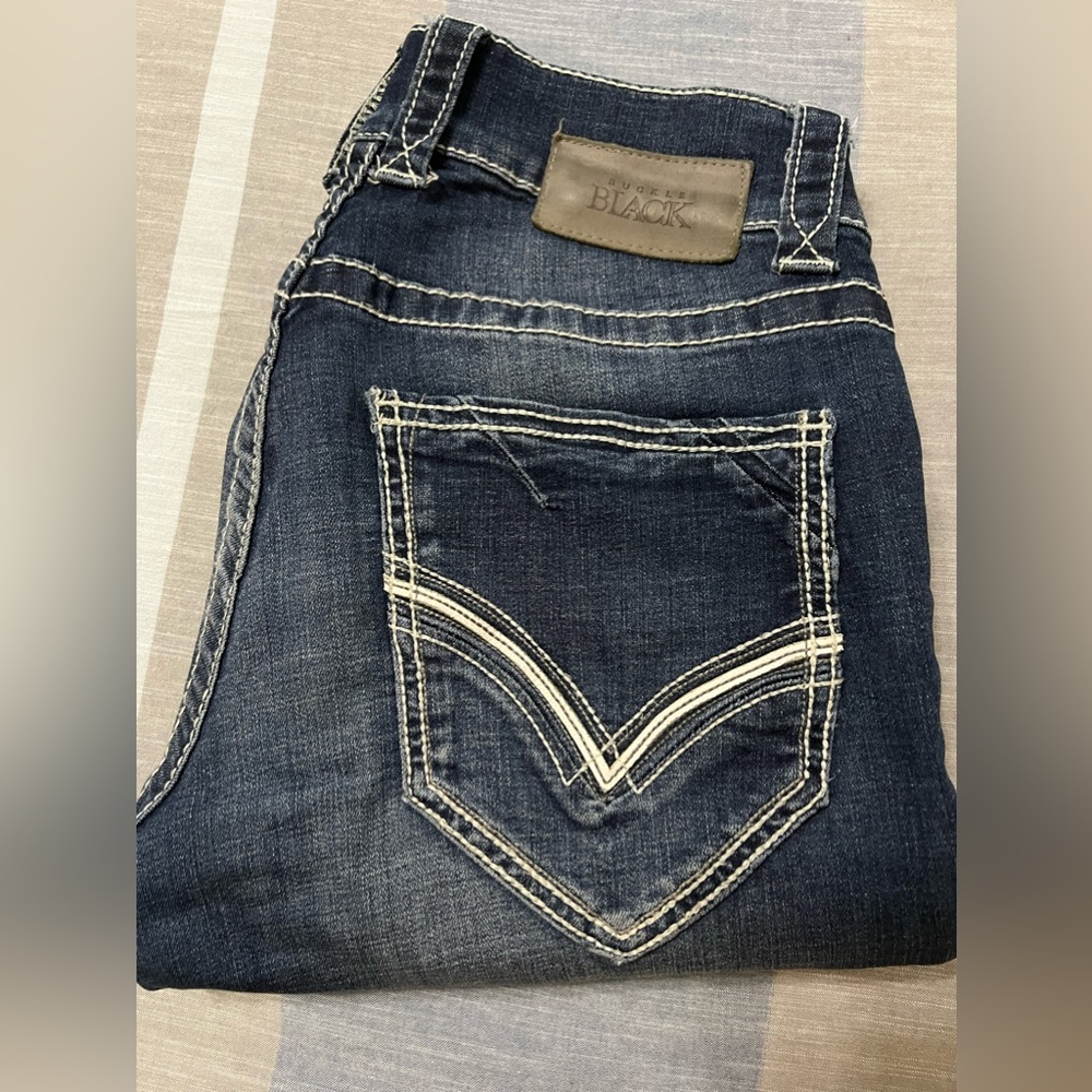 Buckle Black Straight leg jeans